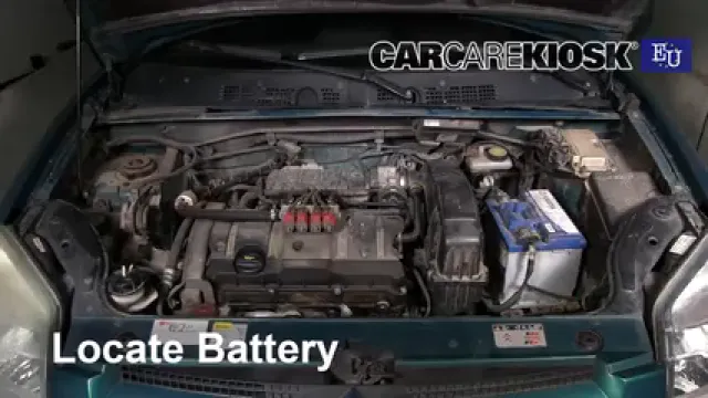 2003 Citroen Berlingo MultiSpace 1.4L 4 Cyl. Battery Replace